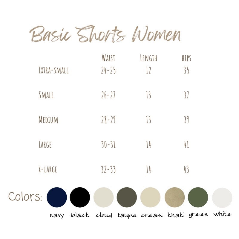 Women’s Basic Shorts